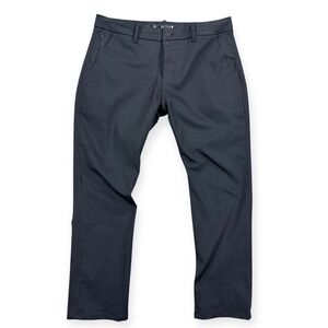 DU/ER Performance Trousers Casual Pants Men's 36x32 Black Slim Fit Stretch
